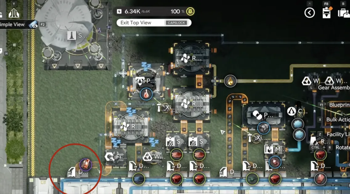 Location of the Item Control Port inside the Extra Heto blueprint