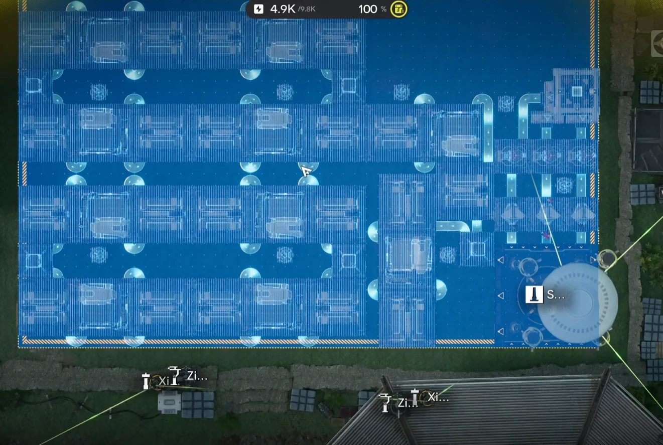 Jingyu Valley bottom half deployed layout