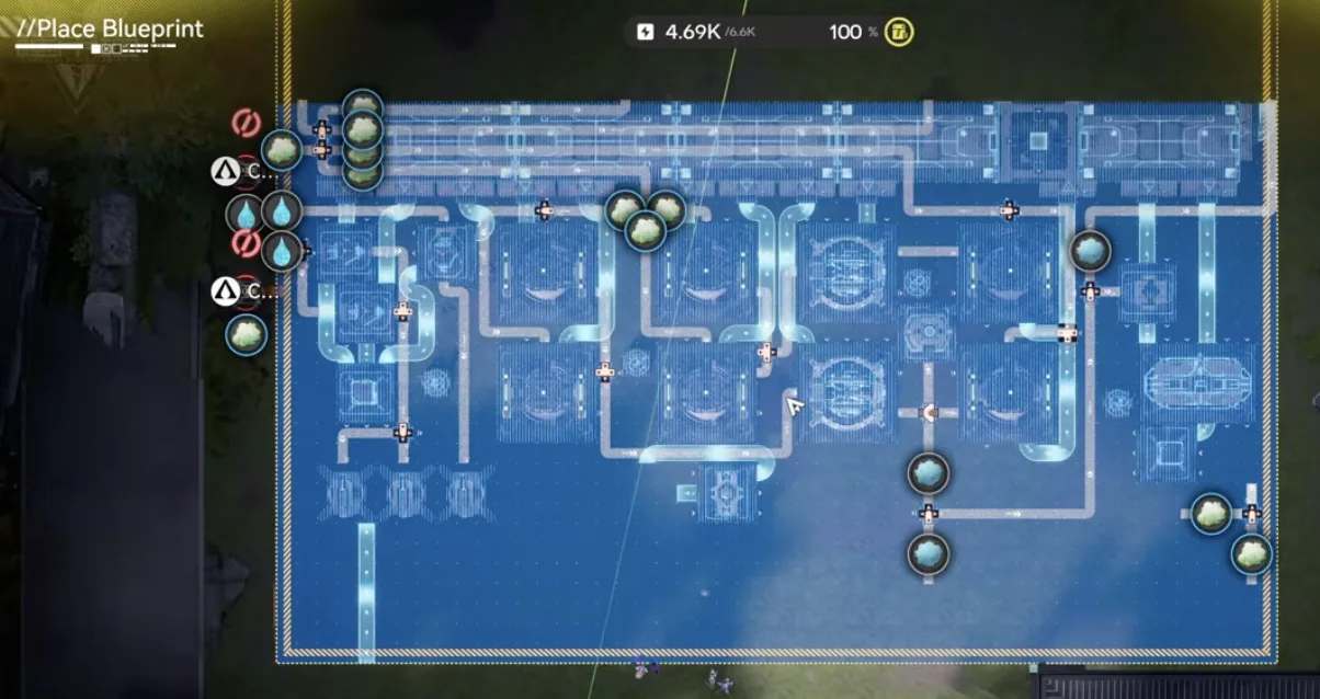 1.5 Lazy Bottom blueprint placed along the bottom of the Yinglung Pass sub AIC