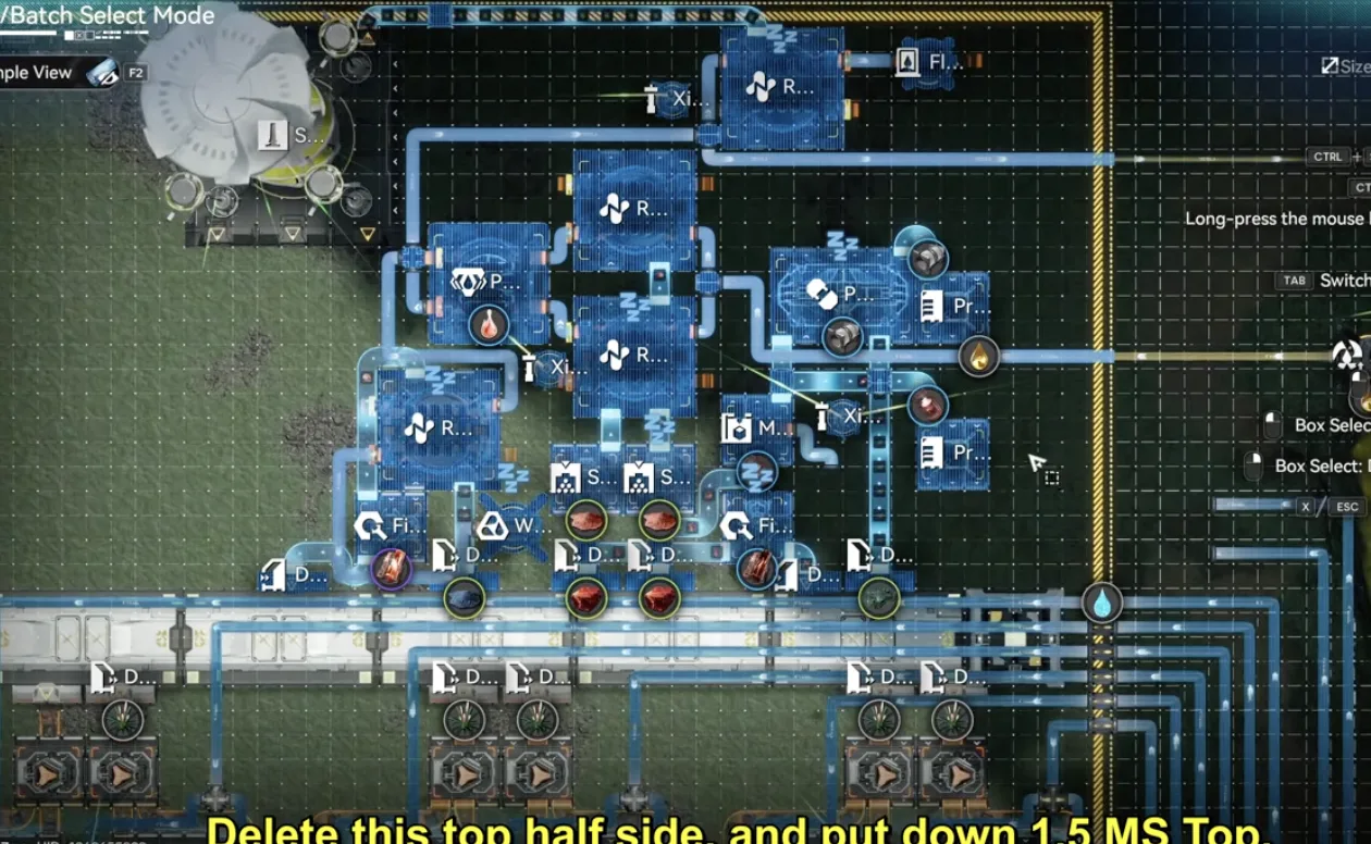 Top half of the Marker Stone sub AIC deleted, ready for the 1.5 MS Top blueprint
