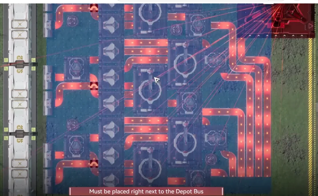 Move Core to middle to take all transport belts