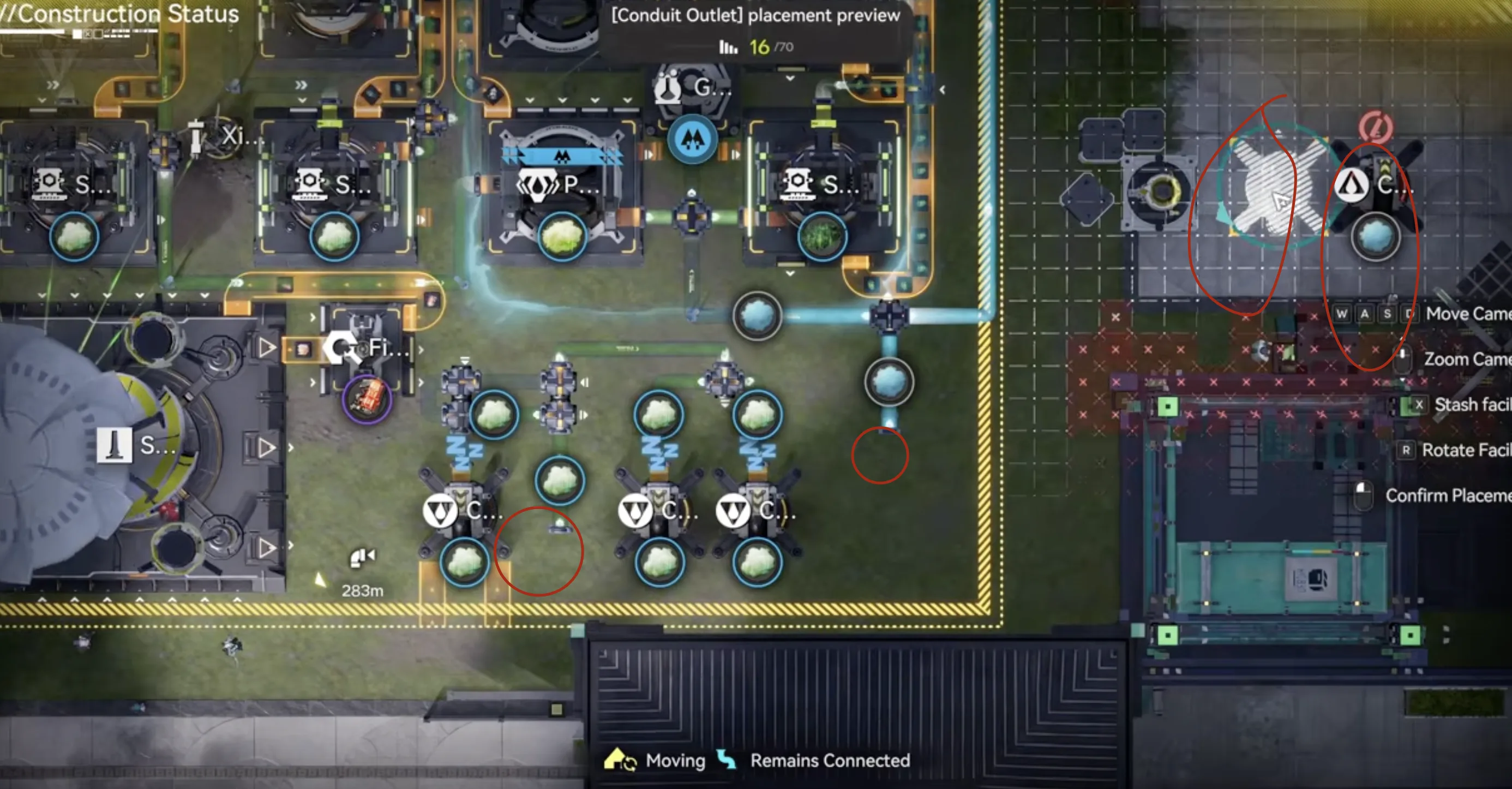 Resource conduits moved outside the blueprint boundary along the bottom of the Yinglung Pass sub AIC