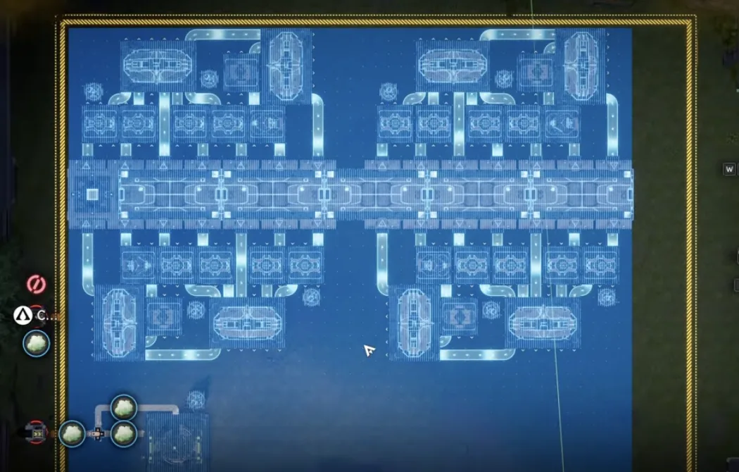 The Event YP P1 blueprint placed across the cleared Yinglung Pass sub AIC