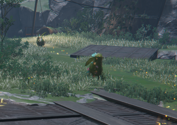 Long Ear Invitation rabbits in the grassy area