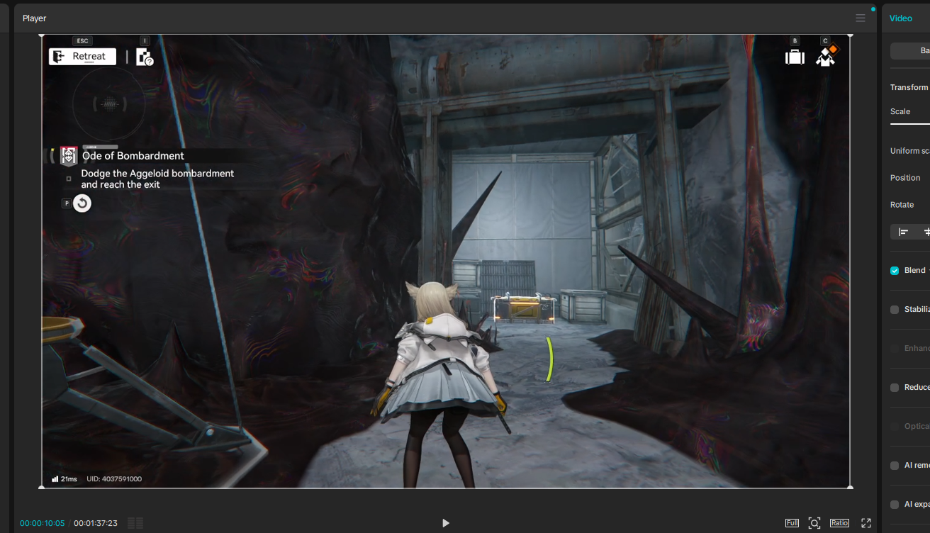 Ode of Bombardment - first chest