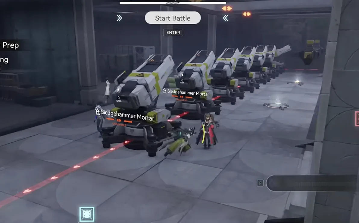Yinglung Pass Level 3 seven Sledgehammer Mortars lined up along the single lane