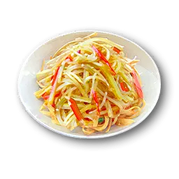 Shredded Tuber & Pepper