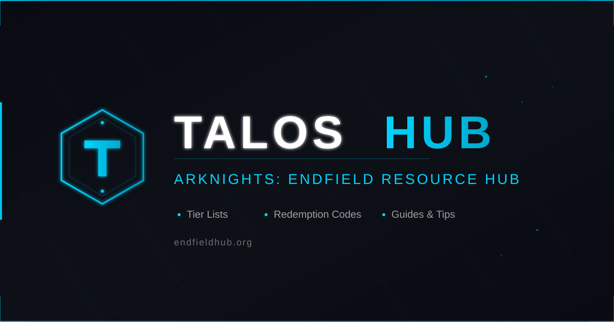 Yvonne Rotation Guide: Optimal Cryo DPS & Team Comps (Endfield)